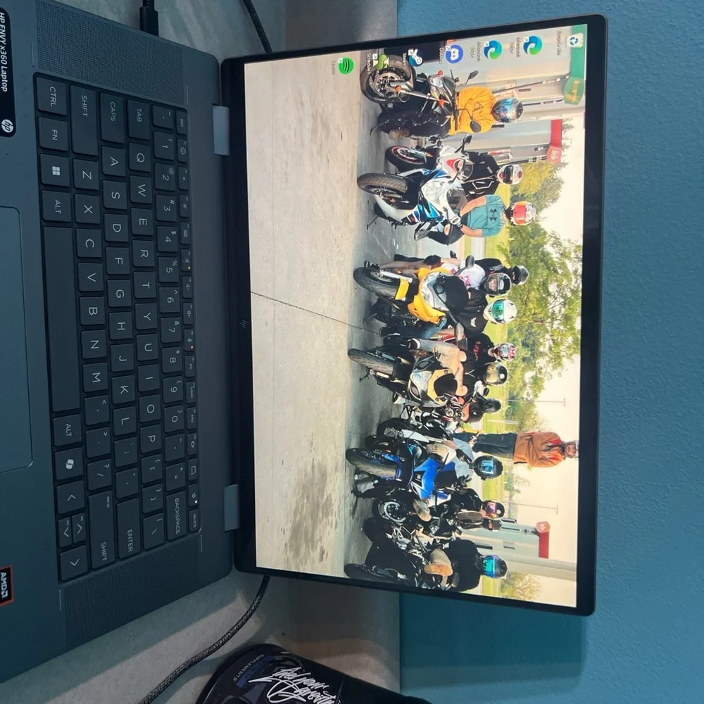 HP Silver Laptop with Sleek Design